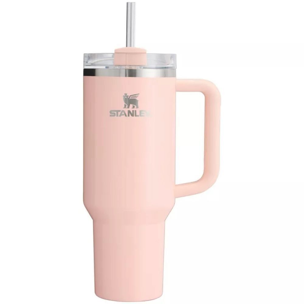 Stanley 40 oz Quencher Tumbler H2.0 Flowstate Glazed Donut Gloss Ballet Pink NWT - Picture 1 of 14